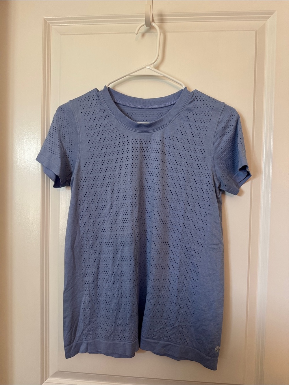 Lululemon perforated short sleeve workout top